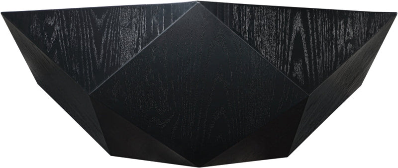 Diamante Oak Veneer Coffee Table in Black - 234Black-CT
