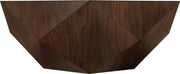 Diamante Oak Veneer Coffee Table in Brown - 234Brown-CT