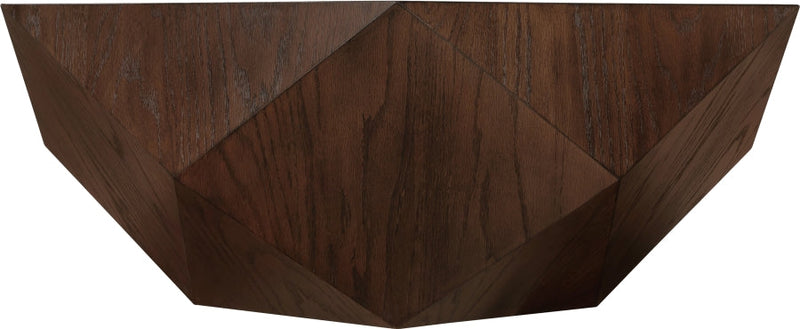 Diamante Oak Veneer Coffee Table in Brown - 234Brown-CT