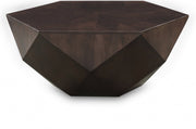Diamante Oak Veneer Coffee Table in Brown - 234Brown-CT
