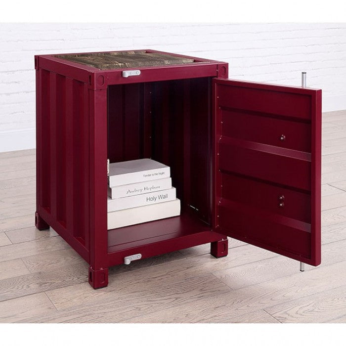 Dicargo Red End Table - CM4789RD-E