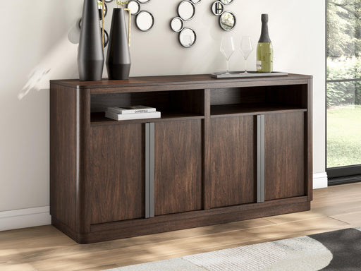 Dilenno Dark Brown Dining Server - PCD857-60