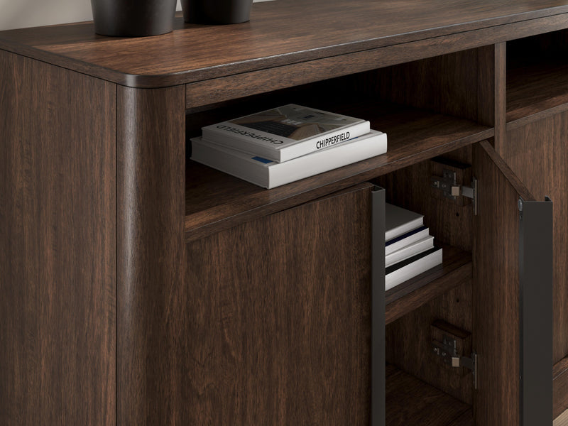 Dilenno Dark Brown Dining Server - PCD857-60