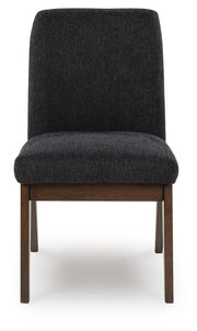 Dilenno Dining Table and 6 Chairs in Dark Brown - PKG022613
