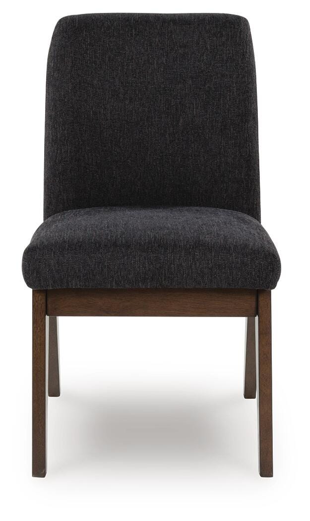 Dilenno Dining Table and 6 Chairs in Dark Brown - PKG022613