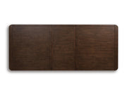 Dilenno Dining Table and 8 Chairs in Dark Brown - PKG022612