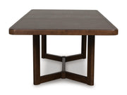 Dilenno Dining Table and 8 Chairs in Dark Brown - PKG022612