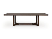 Dilenno Dining Table and 8 Chairs in Dark Brown - PKG022612