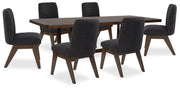 Dilenno Extension Dining Table and 6 Chairs - PCD857D2