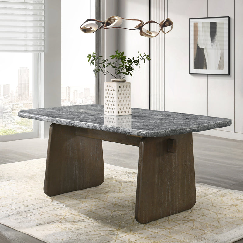 Dillon Dining Table w/Natural Marble Top - DN04815