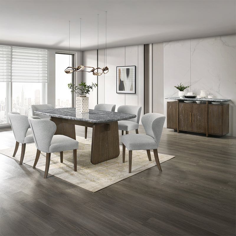 Dillon Dining Table w/Natural Marble Top - DN04815