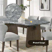 Dillon Dining Table w/Natural Marble Top - DN04815