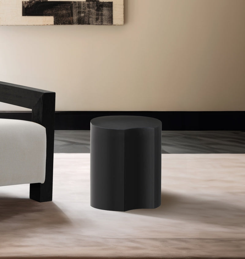 Dimple Iron End Table in Black - 99081Black-ET16