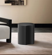 Dimple Iron End Table in Black - 99081Black-ET18