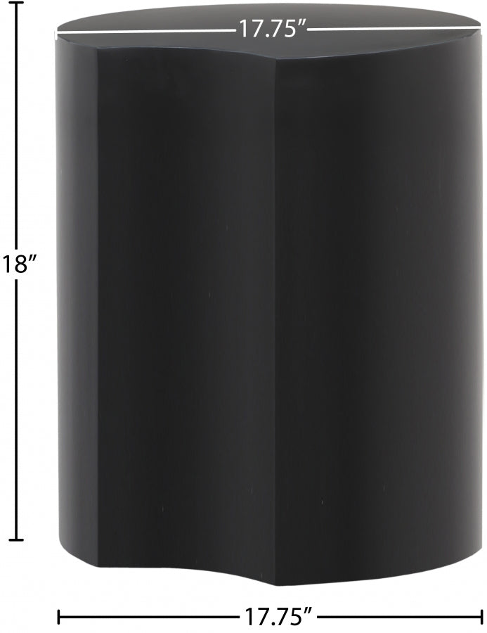 Dimple Iron End Table in Black - 99081Black-ET18
