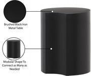 Dimple Iron End Table in Black - 99081Black-ET18