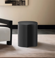 Dimple Iron End Table in Black - 99081Black-ET20