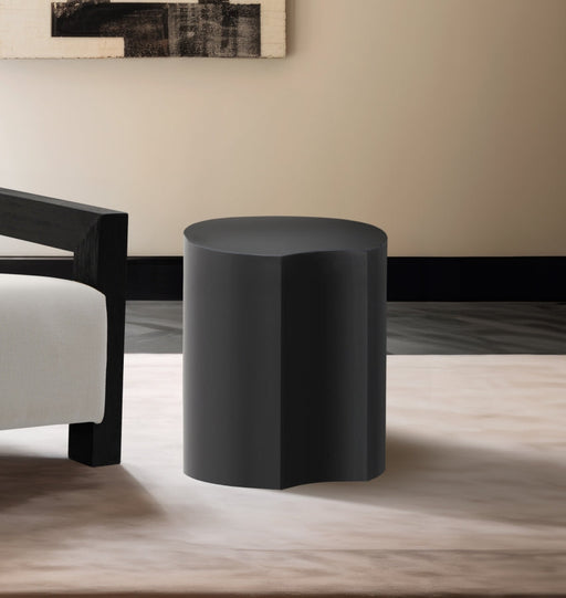 Dimple Iron End Table in Black - 99081Black-ET20