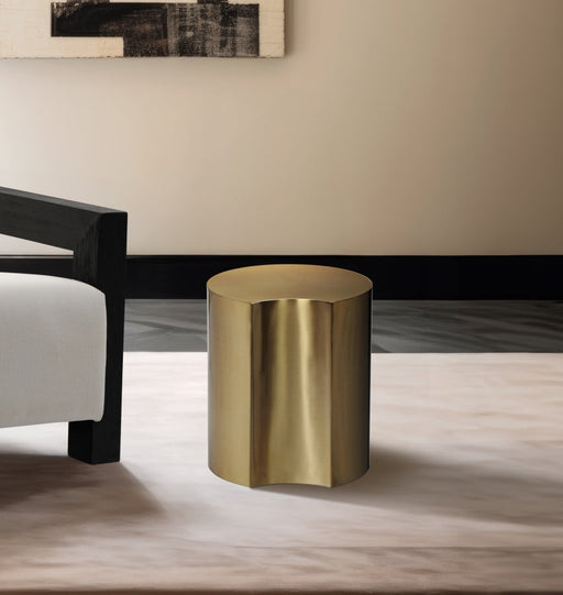 Dimple Iron End Table in Gold - 99081Gold-ET16