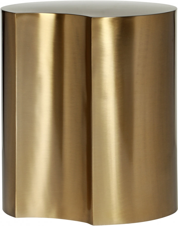 Dimple Iron End Table in Gold - 99081Gold-ET16