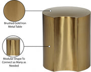 Dimple Iron End Table in Gold - 99081Gold-ET16
