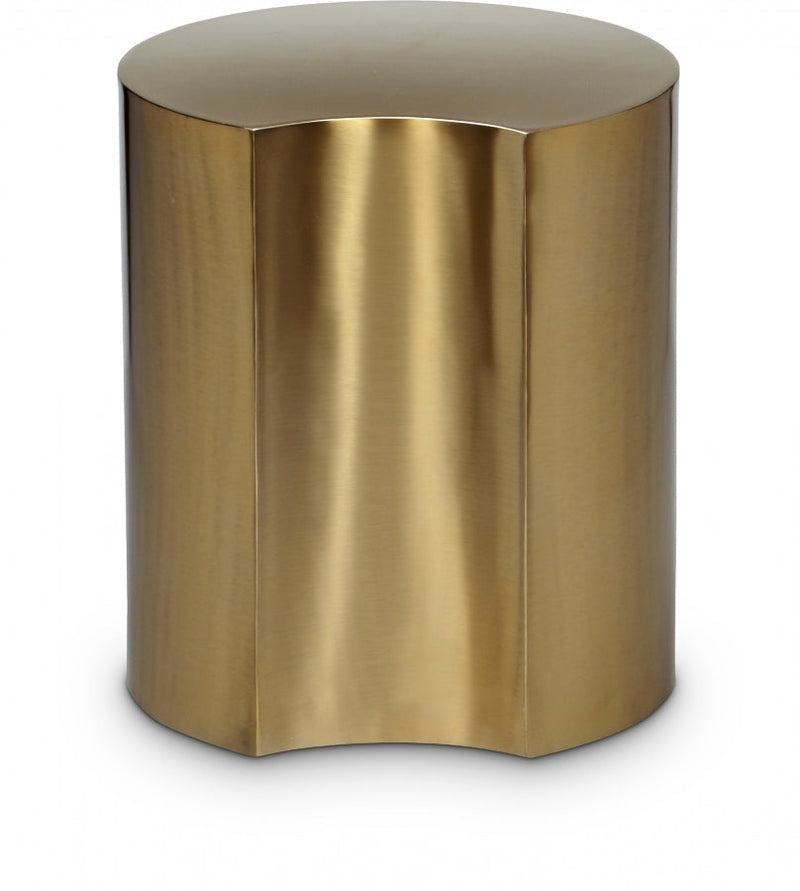 Dimple Iron End Table in Gold - 99081Gold-ET18