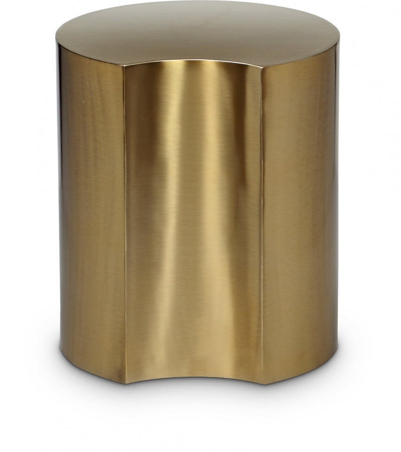 Dimple Iron End Table in Gold - 99081Gold-ET20