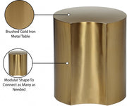 Dimple Iron End Table in Gold - 99081Gold-ET20