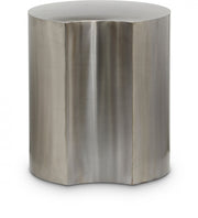 Dimple Iron End Table in Silver - 99081Silver-ET16
