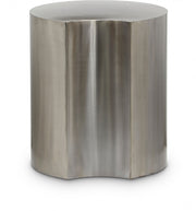 Dimple Iron End Table in Silver - 99081Silver-ET18