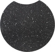 Dimple Terrazzo Pattern Iron End Table in Black - 99084Black-ET20