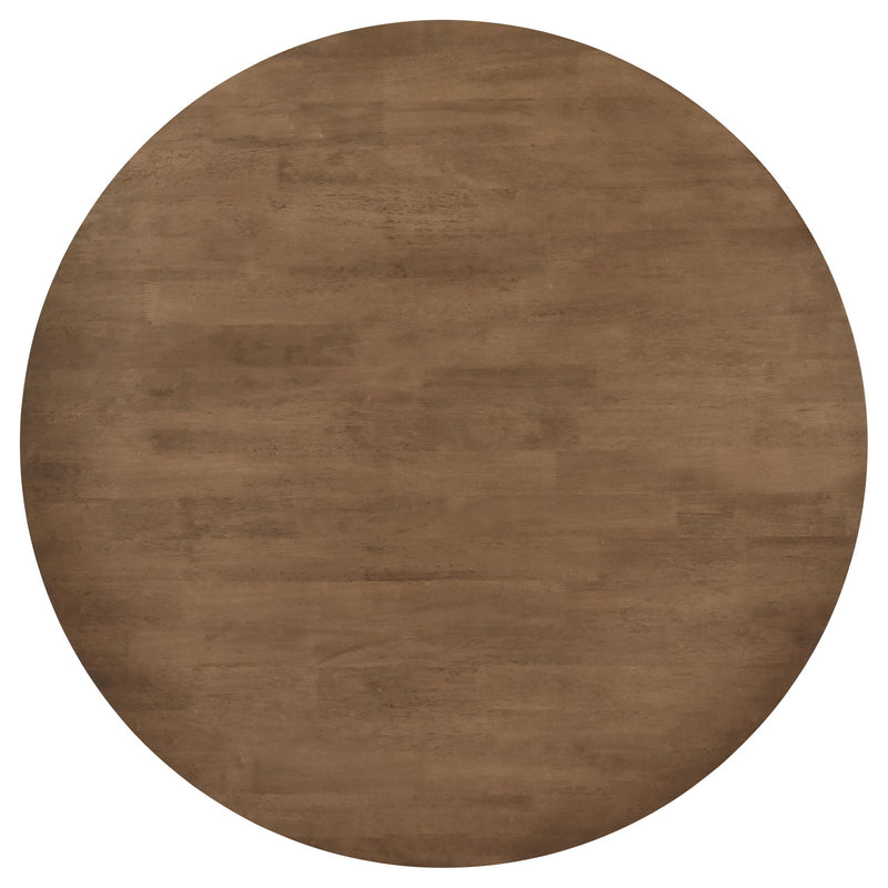 Dinah Round 47-inch Solid Wood Dining Table Walnut - 108471
