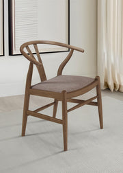 Dinah Wood Wishbone Dining Side Chair Walnut (Set of 2) - 108472