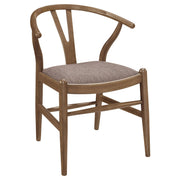 Dinah Wood Wishbone Dining Side Chair Walnut (Set of 2) - 108472