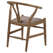 Dinah Wood Wishbone Dining Side Chair Walnut (Set of 2) - 108472
