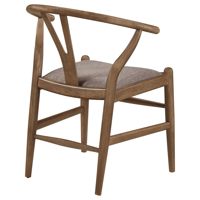 Dinah Wood Wishbone Dining Side Chair Walnut (Set of 2) - 108472