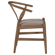 Dinah Wood Wishbone Dining Side Chair Walnut (Set of 2) - 108472