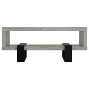 Dinard Engineered Wood Cocktail Coffee Table Grey Driftwood - 720878