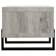 Dinard Engineered Wood Cocktail Coffee Table Grey Driftwood - 720878