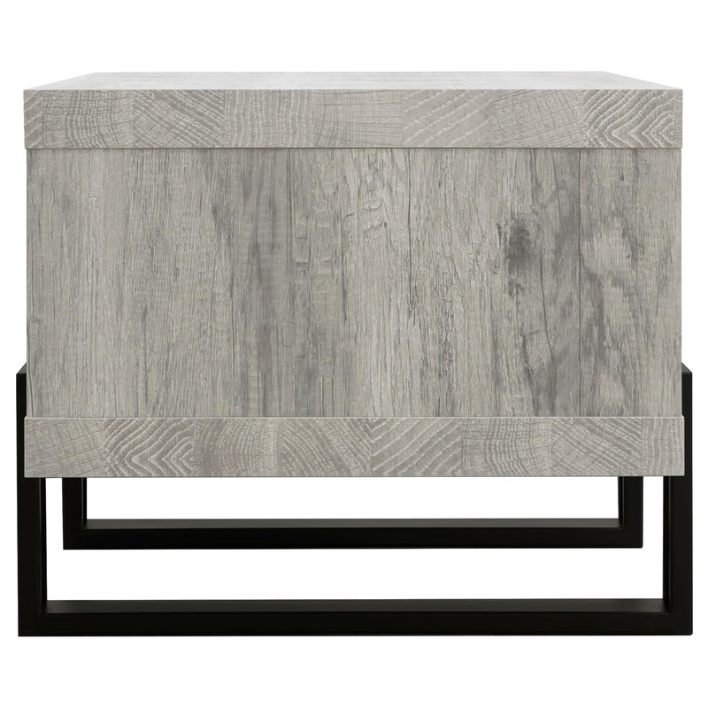 Dinard Engineered Wood Cocktail Coffee Table Grey Driftwood - 720878