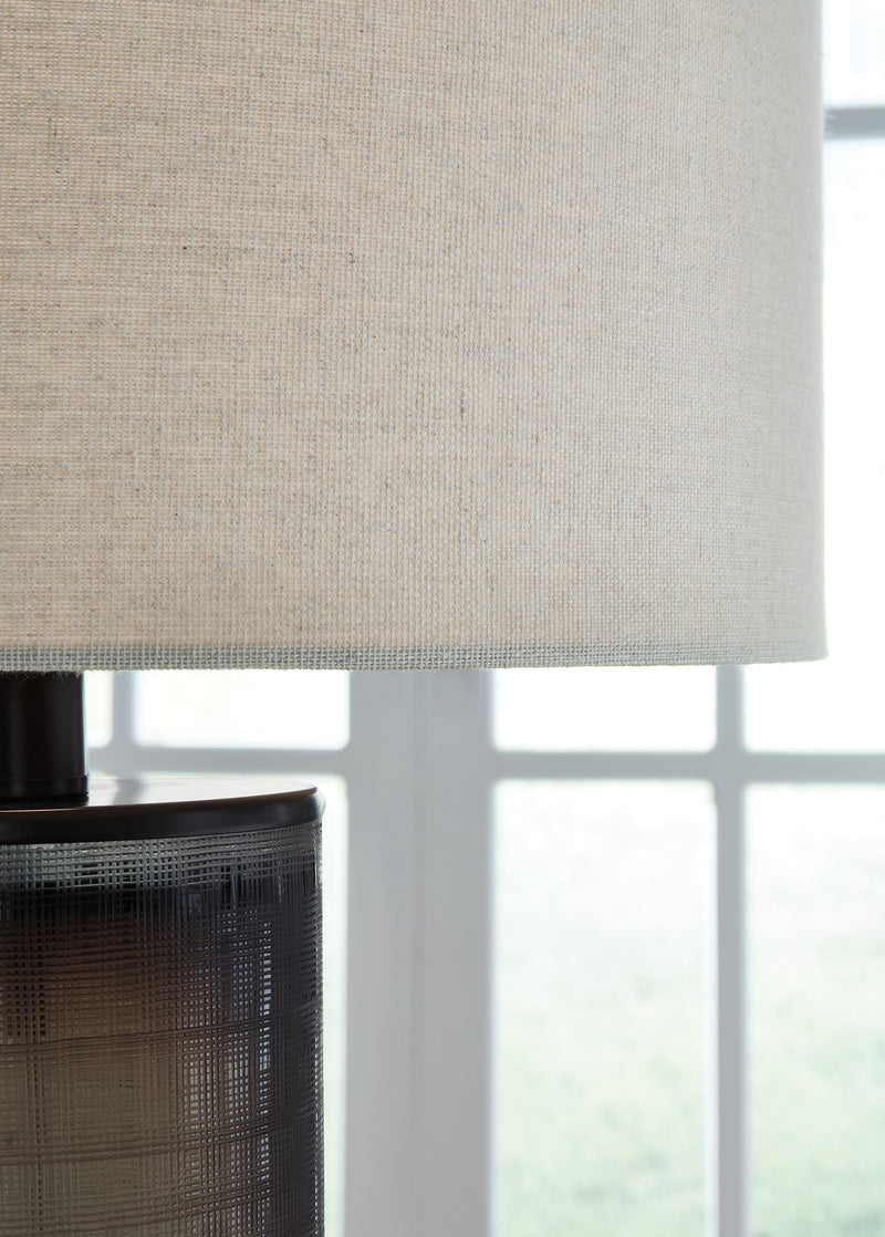 Dingerly 2-Piece Table Lamp Set in Brown - PKG015582