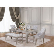 Diocles Silver/Gray Dining Table - CM3020T