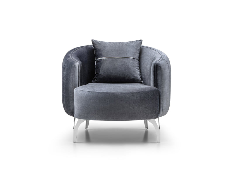 Dior 3-pieces (Sofa & Loveseat & Chair) Livingroom Set in Cream - 200-ST-DIO-FLORIA04-321