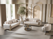 Dior 3-pieces (Sofa & Loveseat & Chair) Livingroom Set in Grey - 200-ST-DIO-TURKO376-321
