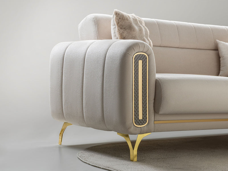 Dior Convertible Loveseat in Cream - 200-ST-DIO-FLORIA04-2