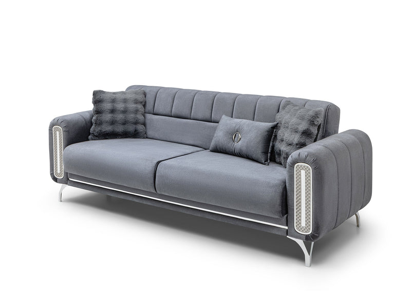 Dior Convertible Loveseat in Cream - 200-ST-DIO-FLORIA04-2