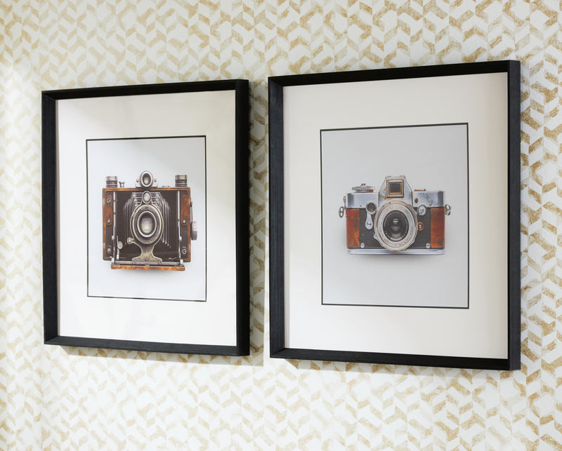 Dirkgrove Black/White/Brown Wall Art (Set of 2) - A8000549