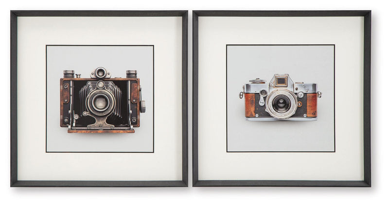 Dirkgrove Black/White/Brown Wall Art (Set of 2) - A8000549