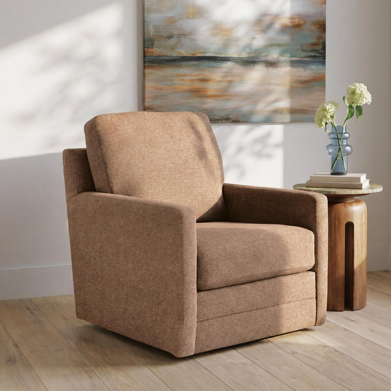 Dishford Cinnamon Swivel Accent Chair - A3000841