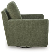 Dishford Evergreen Swivel Accent Chair - A3000840